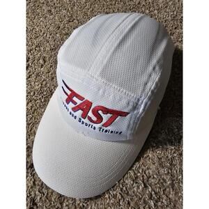 FAST Slideback 5 Panel Hat White One Size Solid Headsweats